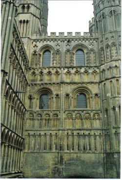 The majestic Ely Cathedral in Ely, Cambridgeshire.