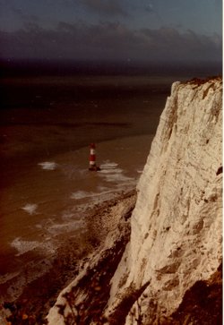 Beachy Head Lighthouse, Eastbourne, East Sussex.