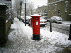 Post Box. Wallpaper