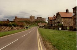 Bamburgh Castle, Bamburgh, Northumberland. Wallpaper