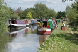 Trent and Mersey Canal, Findern, South Derbyshire.