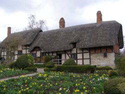 Anne Hathaway's cottage, just outside Stratford-upon-Avon.