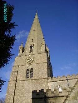 St Marys Church, Edwinstowe, Notts. 
With its wonderful steeple