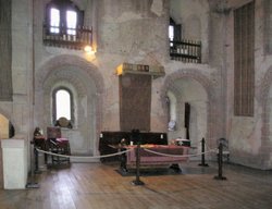 Inside Hedingham Castle, Essex