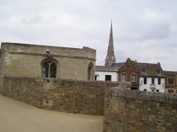 St Ives, Cambridgeshire. The famous chapel on the bridge Wallpaper
