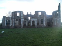 Picture of the rear of Houghton house