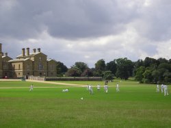 Cricket at Holkham Hall, Holkham, Norfolk
