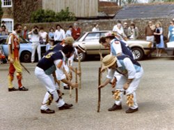 The Morris men at Kersey, Suffolk