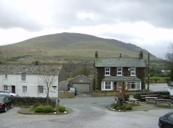 Clough Head, viewed from the carpark of The Horse And Farrier, Threlkeld, Cumbria