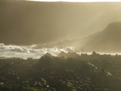 Manorbier Beach 'Sea Mist'
in Pembrokeshire Wallpaper