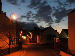 Porlock in the night Wallpaper