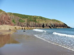 Coastline (near Tenby) Pembrokeshire Wallpaper