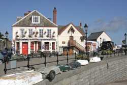 The Old Ship Aground, Minehead, Somerset Wallpaper