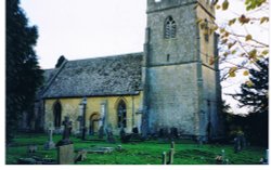 Church of St Eadburgha in Ebrington, Gloucestershire.
