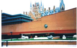 British Library and St Pancras Station, London Wallpaper