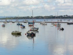 View of the Exe estuary at Starcross, South Devon. Wallpaper