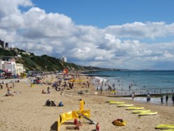 Bournemouth beach, Dorset Wallpaper