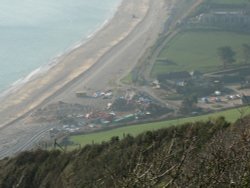 The napoli disaster at Branscombe, Devon Wallpaper