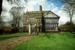 A picture of Hall i' th' Wood Wallpaper