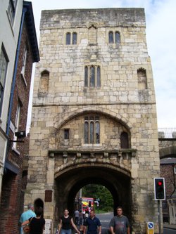 Gate in City Walls, York