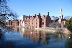 Bedford river scene. Feb 2007 Wallpaper