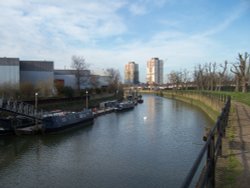 The Bow Back Rivers, Three Mills Island, Bow, London