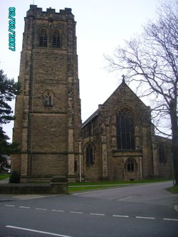 St Annes Church (A side view) Worksop, Nottinghamshire - 