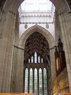 Interior of York Minster, York, North Yorkshire