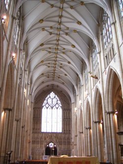 Interior of York Minster, York, North Yorkshire