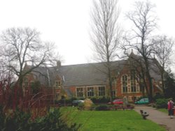 St Elizabeths school, Reddish, Greater Manchester February 2007 Wallpaper