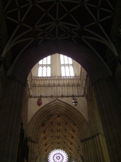 York Minster interior, York, North Yorkshire