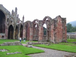 Melrose Abbey, the Borders, Scotland Wallpaper
