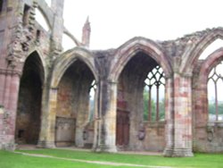 Melrose Abbey, the Borders, Scotland Wallpaper