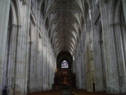 Winchester Cathedral Interior, Winchester, Hampshire Wallpaper