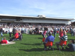 Redcar Racecourse, Redcar, North East England. Wallpaper