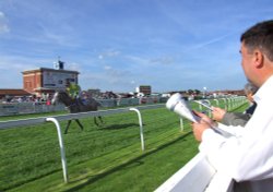 Redcar Racecourse, Redcar, North East England. Wallpaper