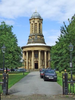United Reformed Church at Saltaire, West Yorkshire.