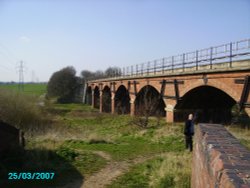 Viaduct at Manton at Worksop, Notts. Wallpaper