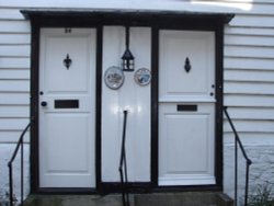 Twin Doors in Mermaid Street, Rye