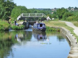 Kirkstall Canal Locks, Kirkstall, Leeds, West Yorkshire.