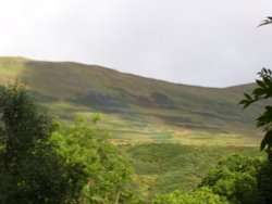 Ochil Hills at Castle Campbell, near Dollar, Scotland