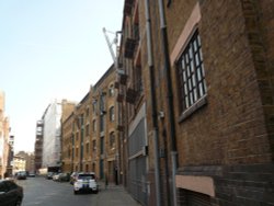 Along the thames at Wapping in East London