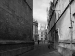 Oxford in winter Wallpaper