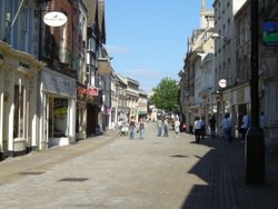 High Street at Stamford, Lincolnshire Wallpaper