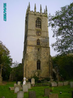 St Peter and St Paul Church in Sturton le Steeple in Nottinghamshire. - 