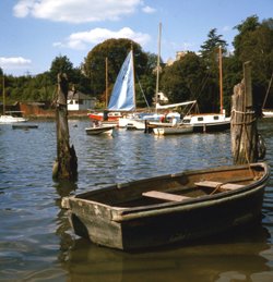 Boats at Eling, near Totton, Southampton
