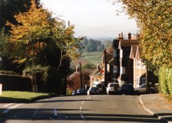 Buxted Village, High Street - Autumn