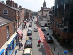 Chester view from roman wall Wallpaper