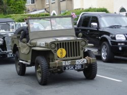 A picture of the Bilton Gala,(Andre's WW2 Jeep), Harrogate, North Yorkshire Wallpaper