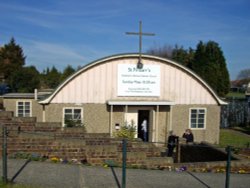 St Finbarr's RC Church, Market Place, Aylesham. Taken in April 2007 Wallpaper